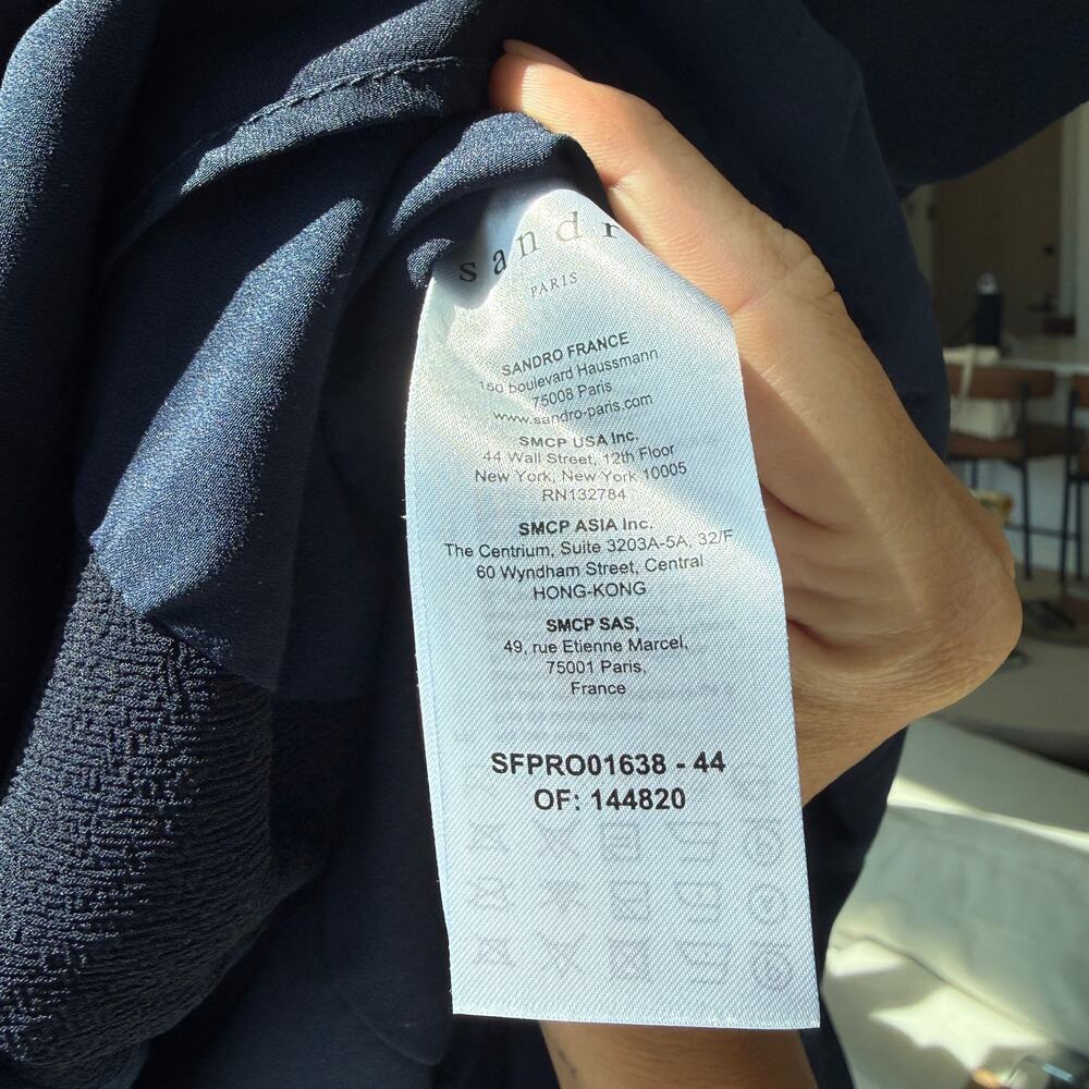 Sandro Alberta Pleated Mini Dress - Picture 4 of 6